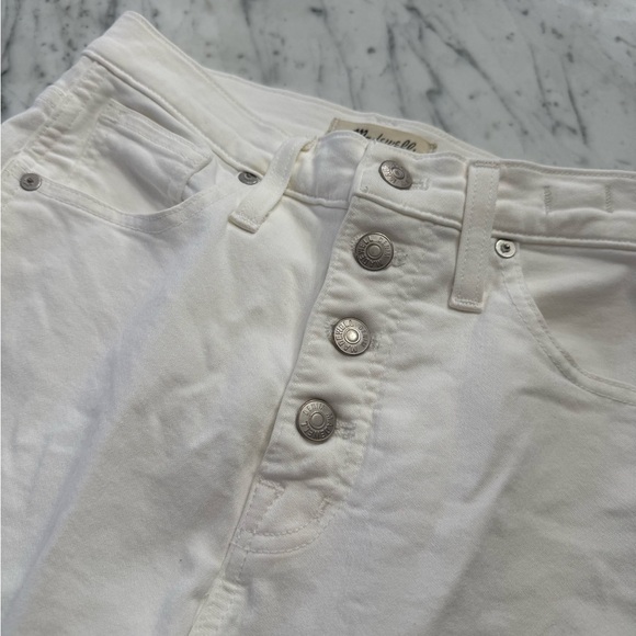 NEW Madewell Women’s Crisp White 10” High-Rise Skinny Jeans Size 26 / 2 US - Picture 4 of 8